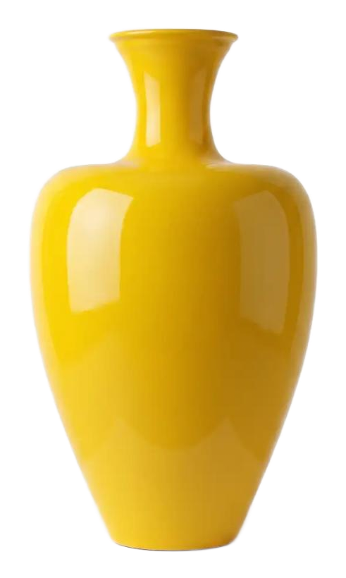 Gelbe Vase groß